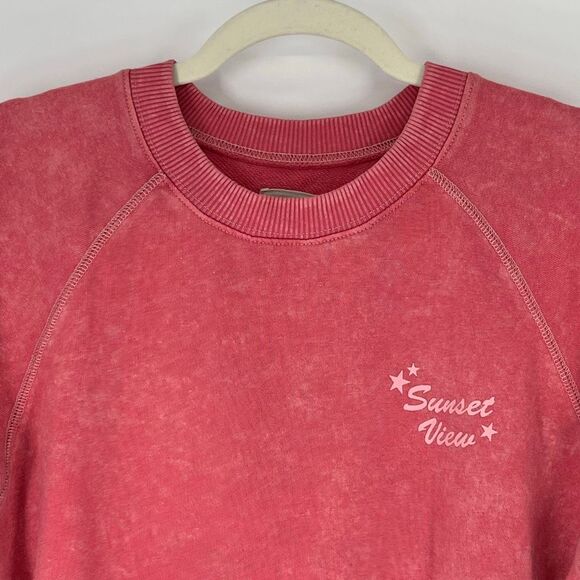 BILLABONG Sweatshirt Womens Medium Salt And Sand Guava Pink Sunset View Pullover - Picture 4 of 14